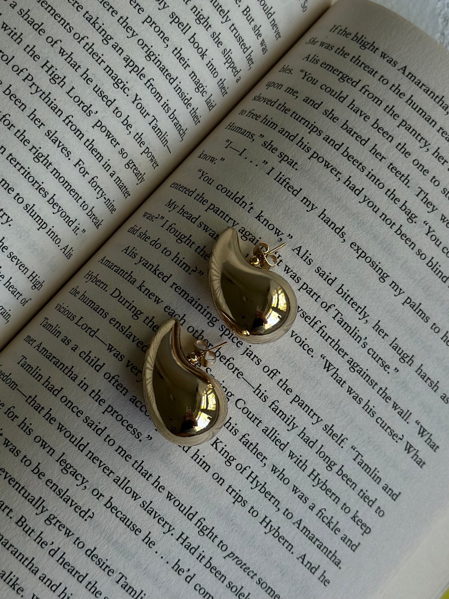Damla Teardrop Earrings | Gold & Silver