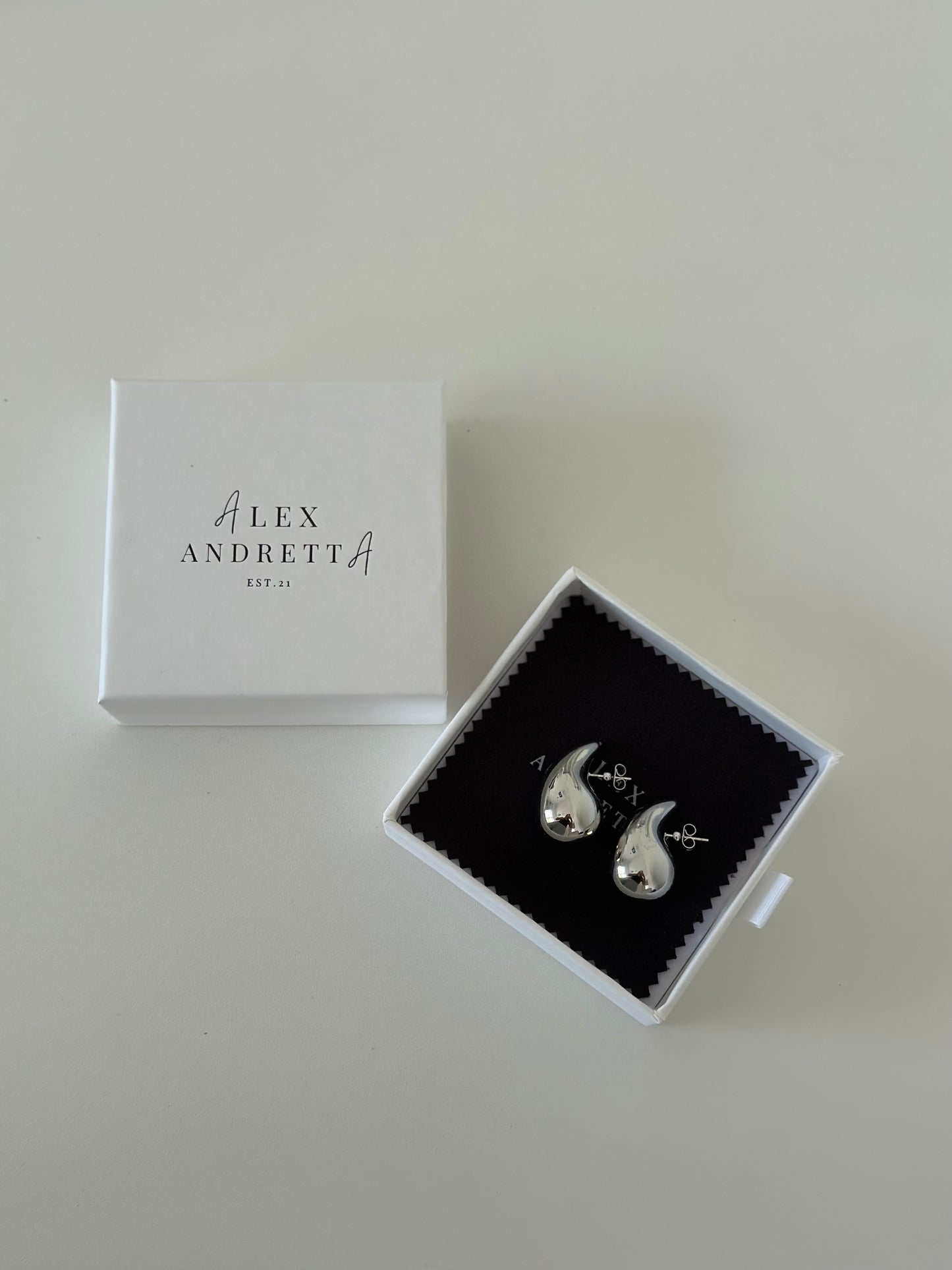 Damla Teardrop Earrings | Gold & Silver