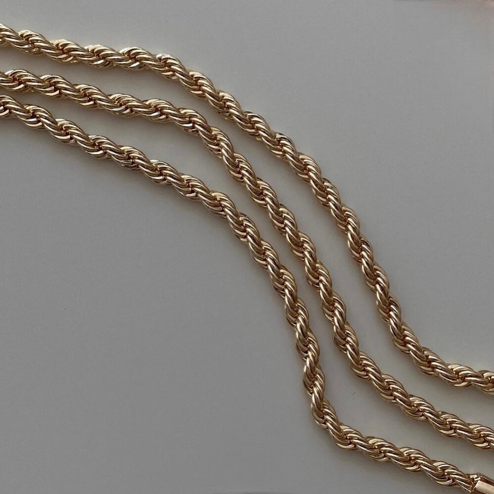 Kiara Rope Chain Bracelet | Gold