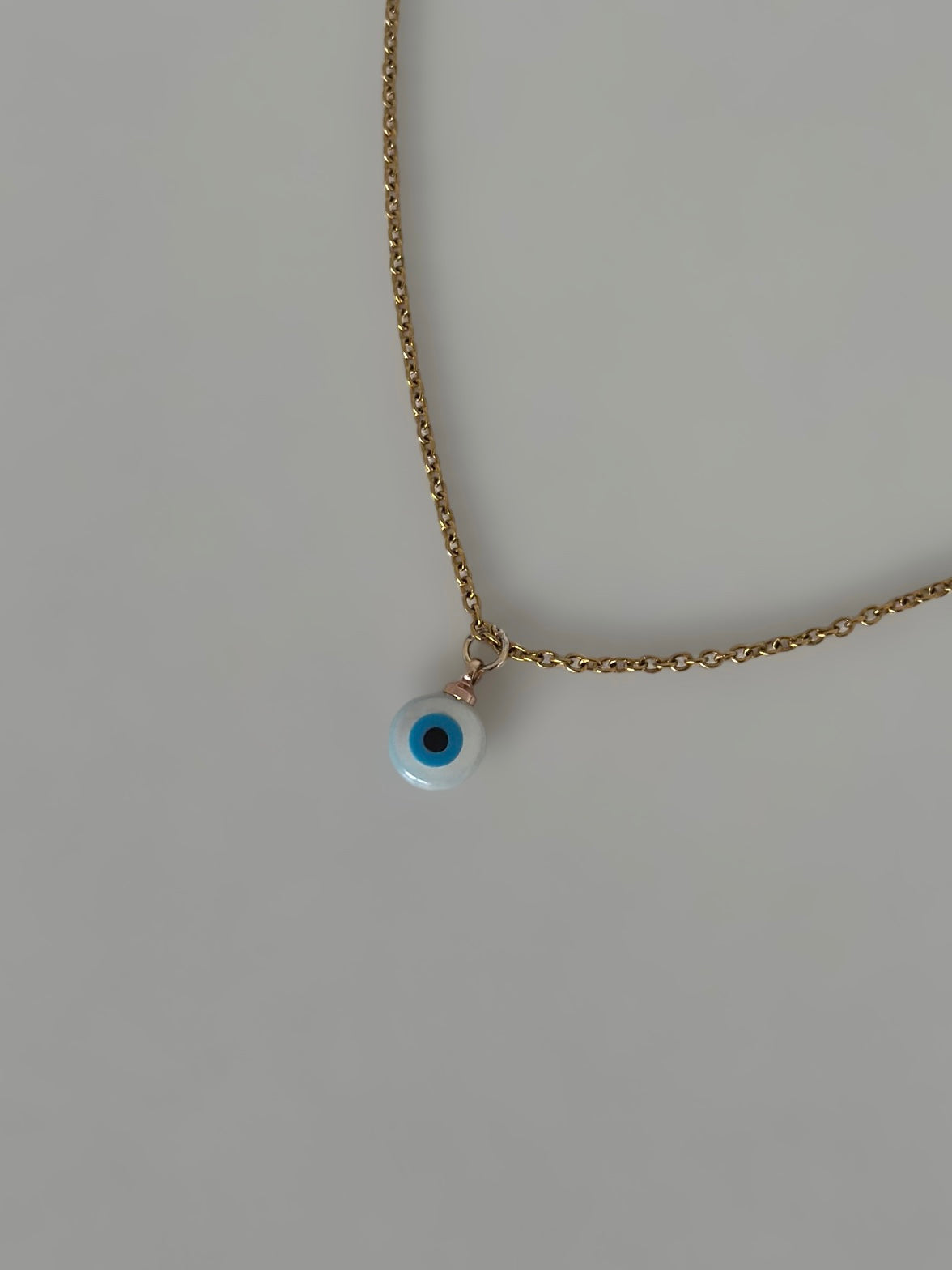Turkish Eye Necklace | Gold