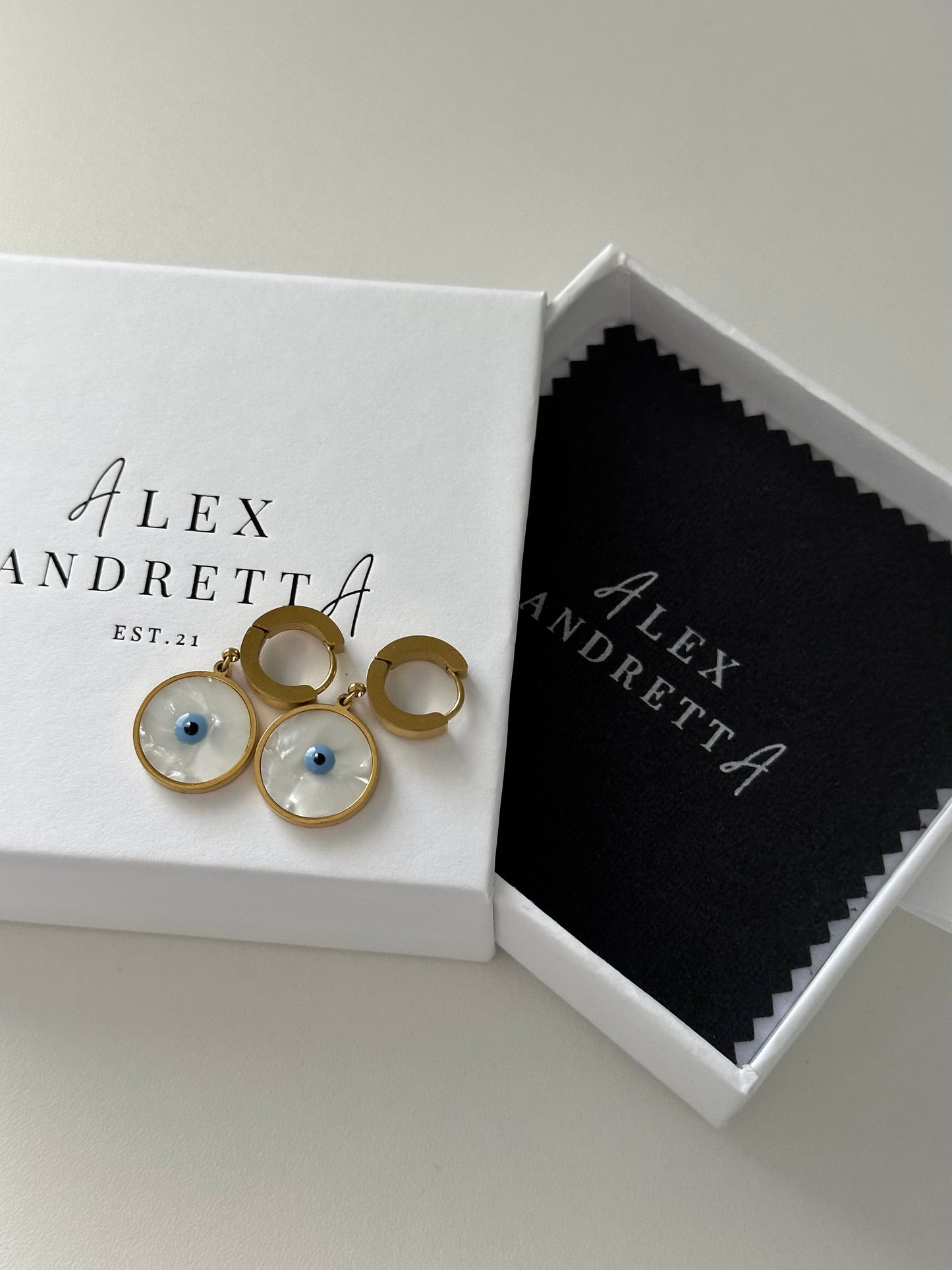 Dreamer Evil Eye Earrings | Gold