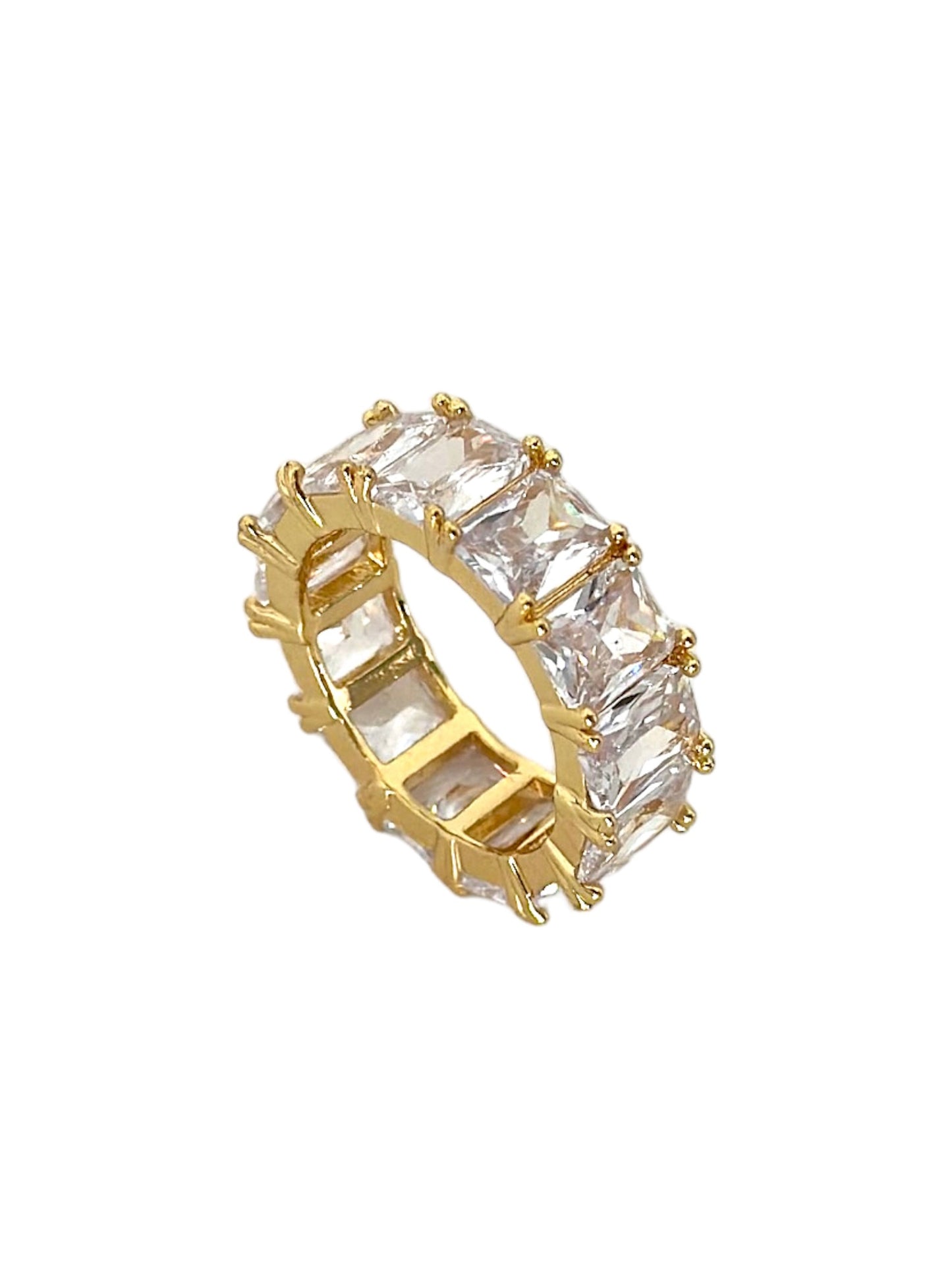 Chloe Tennis Ring | Gold