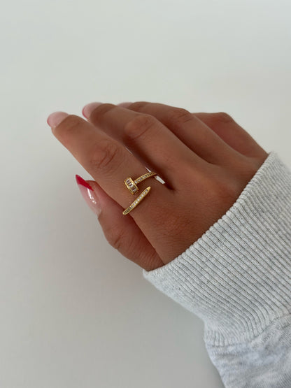 Meyra Nail Ring | Gold